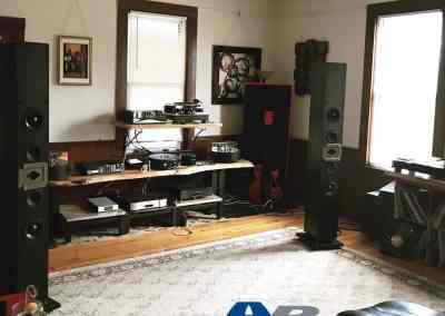 Aerial SW-12 Sub installation and Swarm Distributed Bass Array