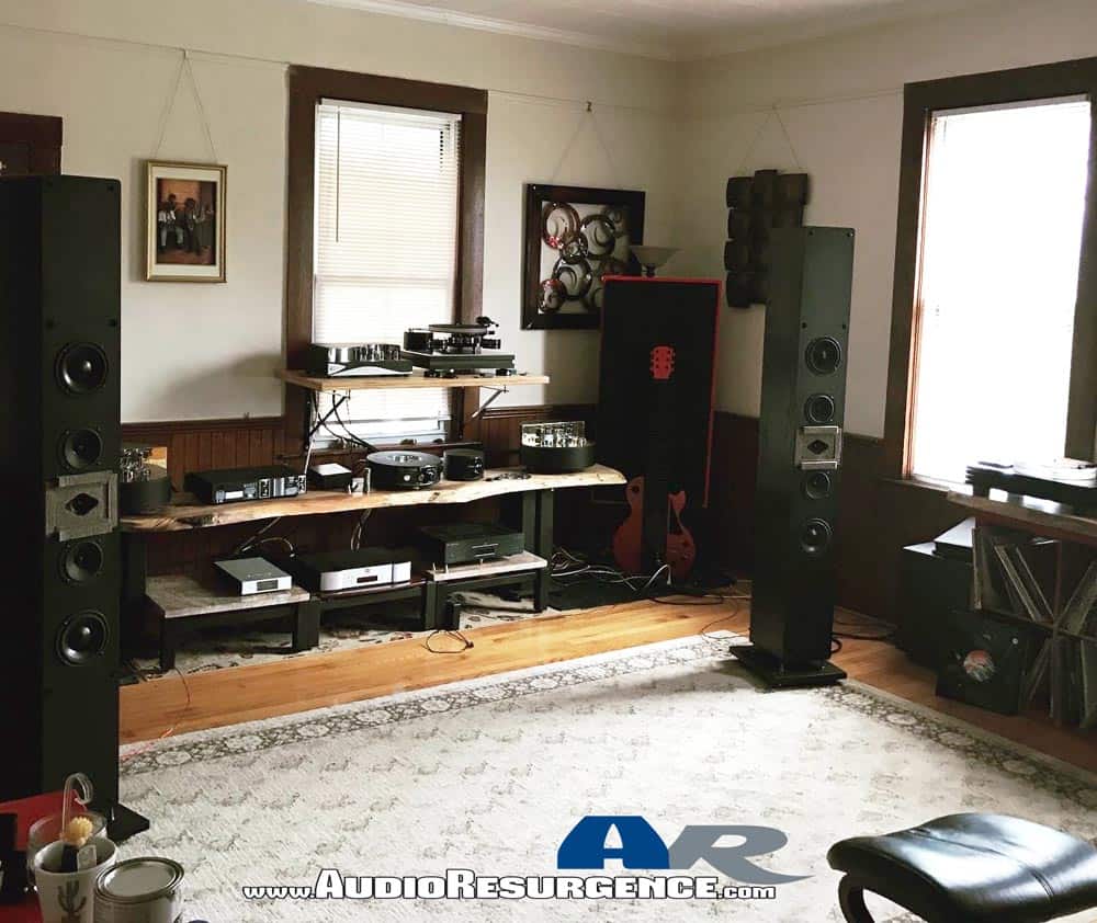 Aerial SW-12 Sub installation and Swarm Distributed Bass Array