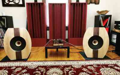 Decware Zen Master Open Baffle Clone – Lii Audio F-15 Full-range Driver