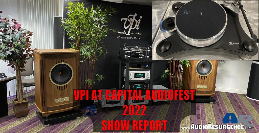 VPI Turntables at CAF 2022